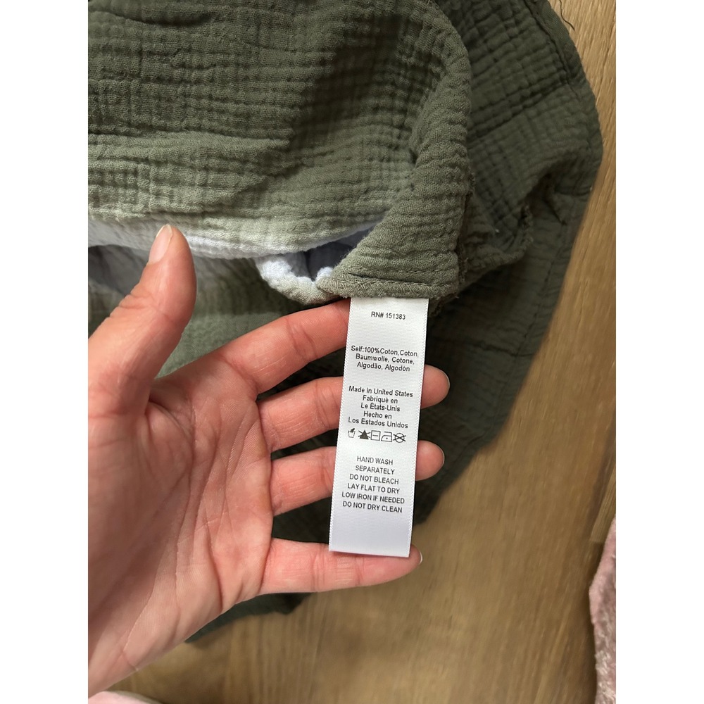 Current Air Dariya Dip Dyed Tunic Dress XS Blue Green Ombre Boho Anthropologie - Picture 5 of 9